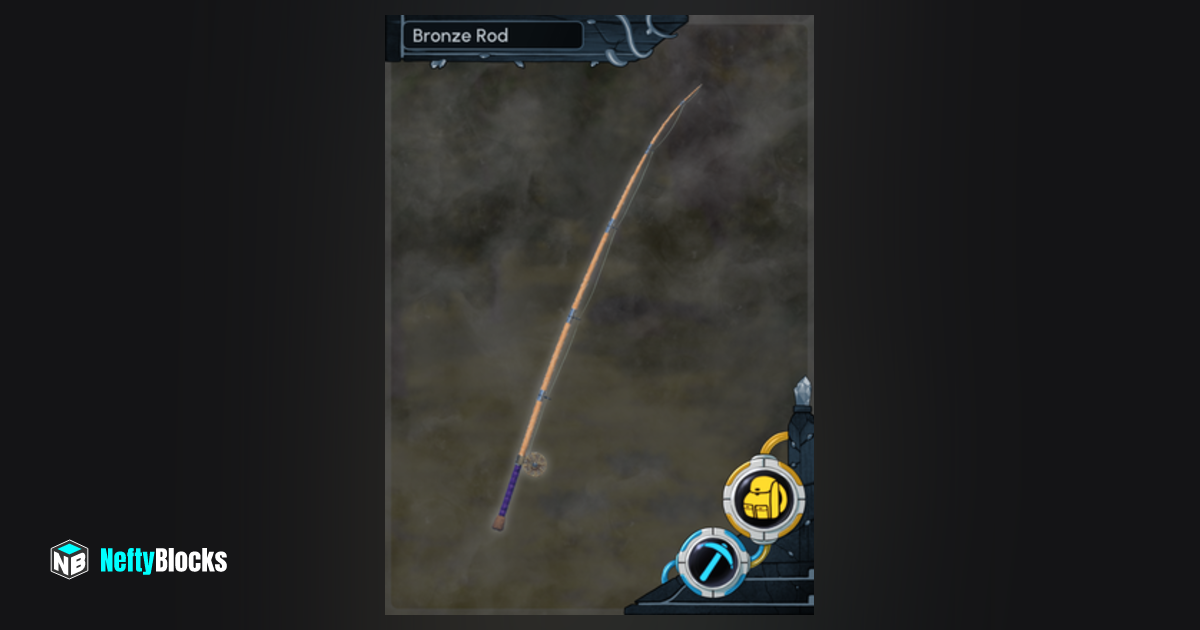 Bronze Rod 167 NeftyBlocks The 1 Trade to Earn NFT Marketplace on WAX