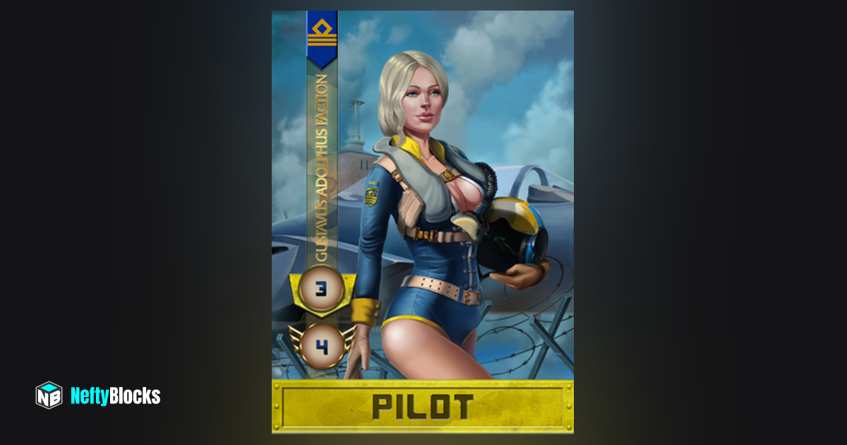 Pilot Gustavus Adolphus 42 NeftyBlocks The 1 Trade to Earn NFT