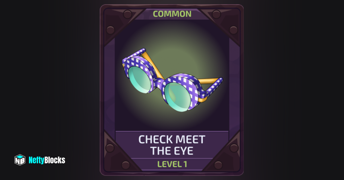 Check Meet the Eye Level 1 NeftyBlocks The 1 Trade to Earn NFT
