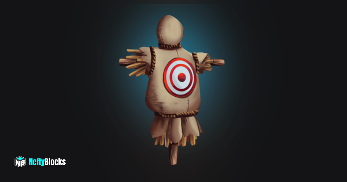 Rare Training Dummy 4559 NeftyBlocks The 1 Trade to Earn NFT