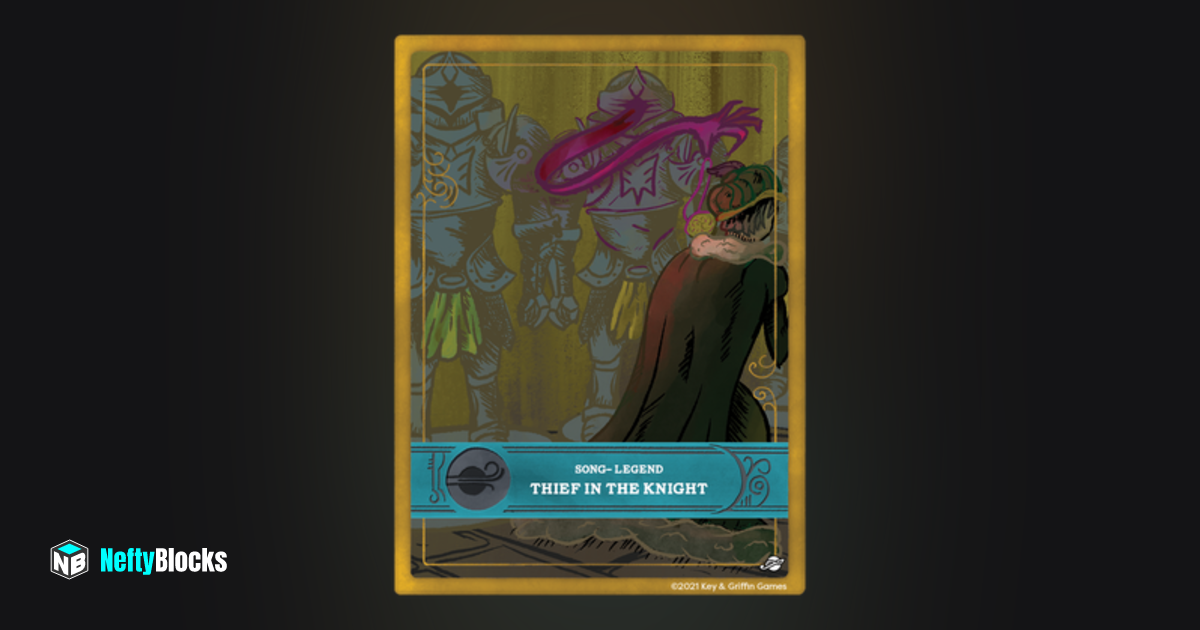 Thief in the Knight | NeftyBlocks | The #1 Trade to Earn NFT ...