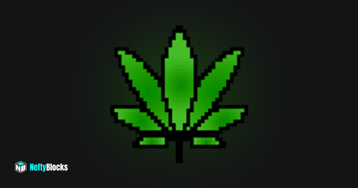 Weed 34360 neftyblocks the 1 trade to earn nft marketplace on wax