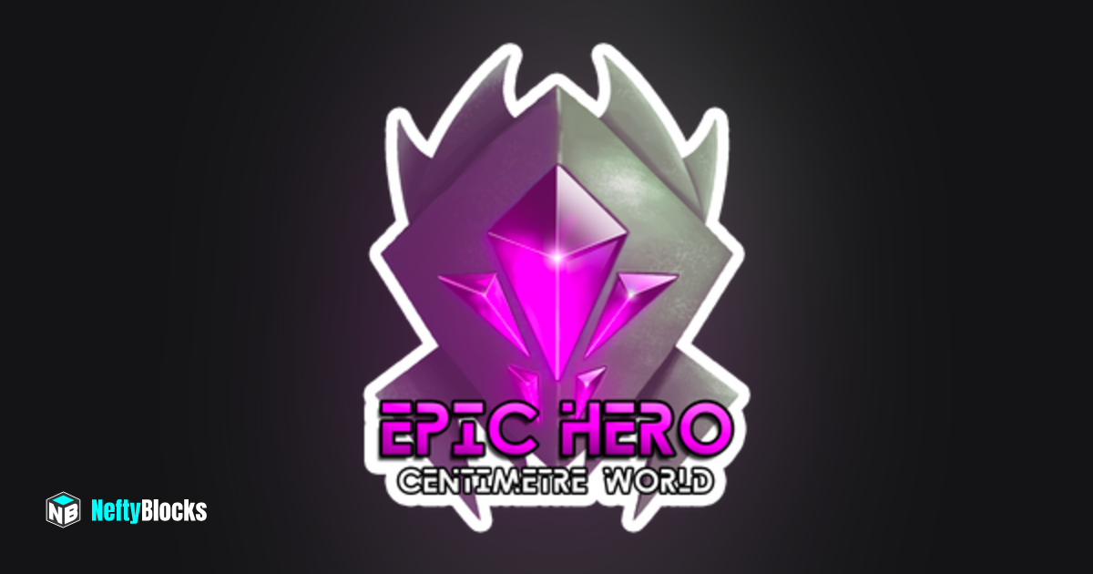 EPIC HERO Sticker 10 NeftyBlocks The 1 Trade to Earn NFT