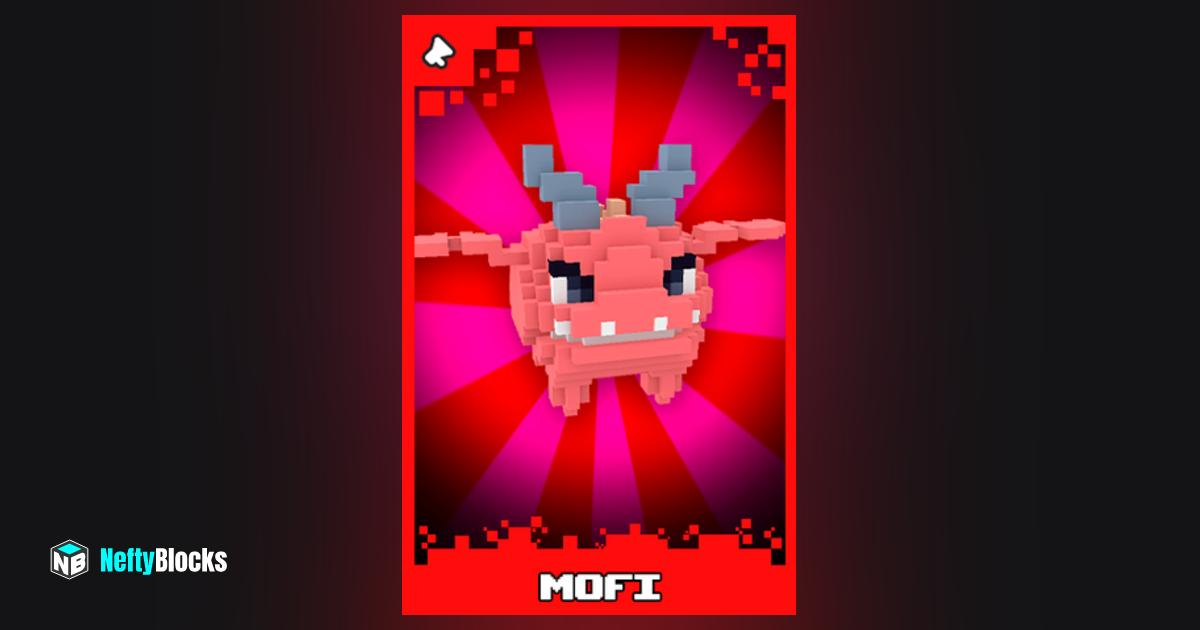 Mofi 208 neftyblocks the 1 trade to earn nft marketplace on wax