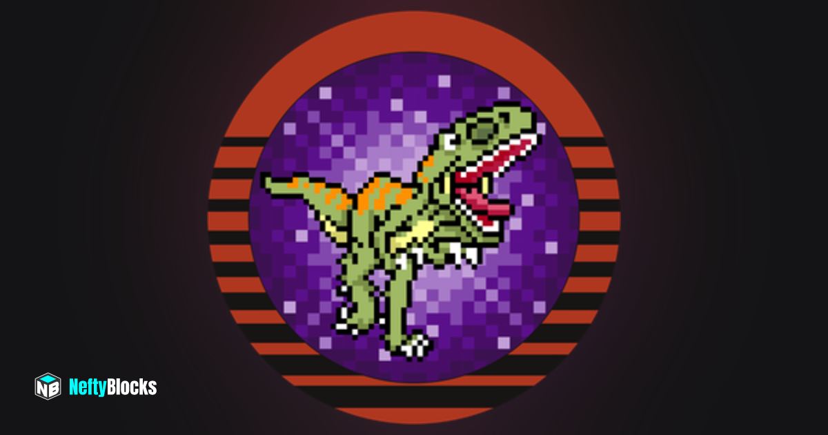 Adult dinosaur 4 5 121 neftyblocks the 1 trade to earn nft