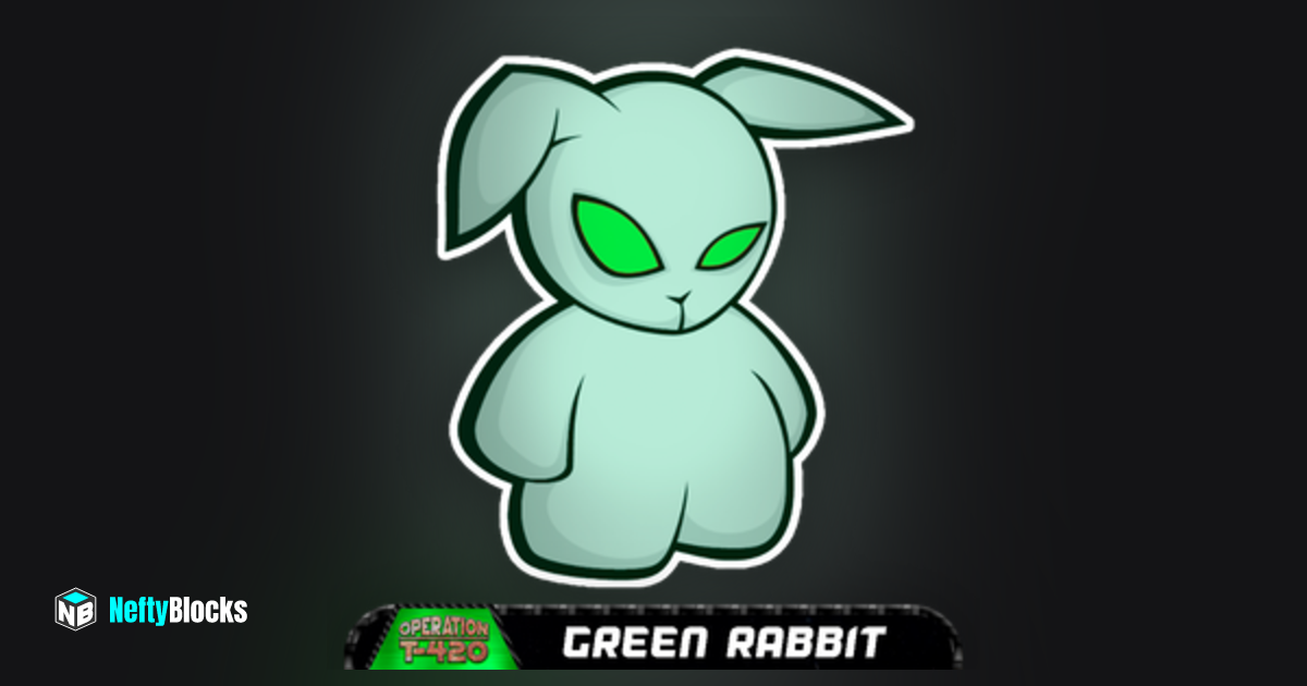 Green Rabbit - OG Albert #104 | NeftyBlocks | The #1 Trade to Earn NFT ...