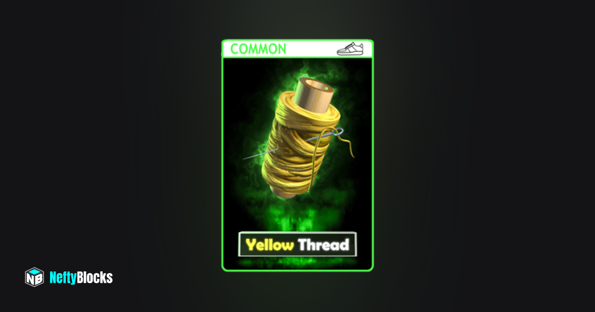 common-yellow-thread-1281-neftyblocks-the-1-trade-to-earn-nft