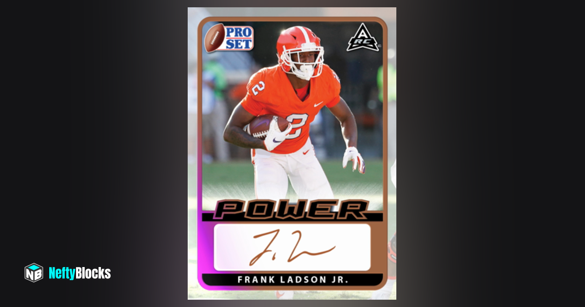 Frank Ladson Jr. 8 NeftyBlocks The 1 Trade to Earn NFT