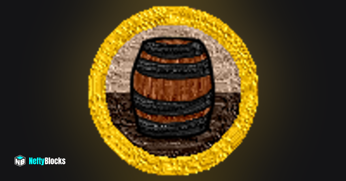 Giant Keg of Mead NeftyBlocks The 1 Trade to Earn NFT Marketplace