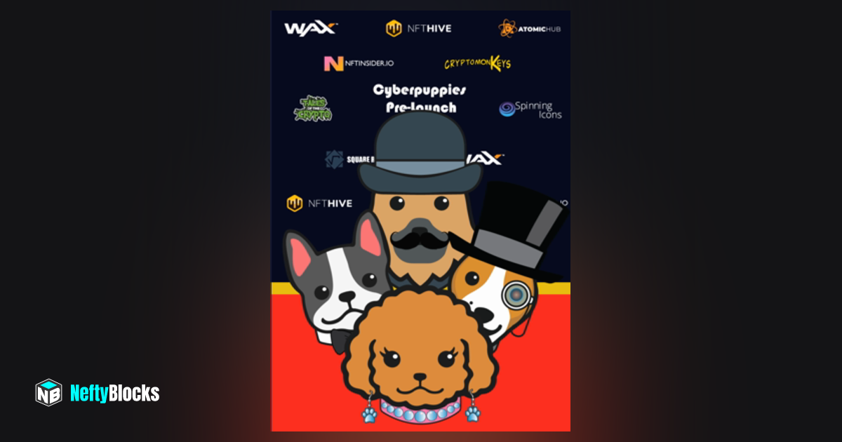 cyberpuppies-at-the-red-carpet-5-neftyblocks-the-1-trade-to-earn