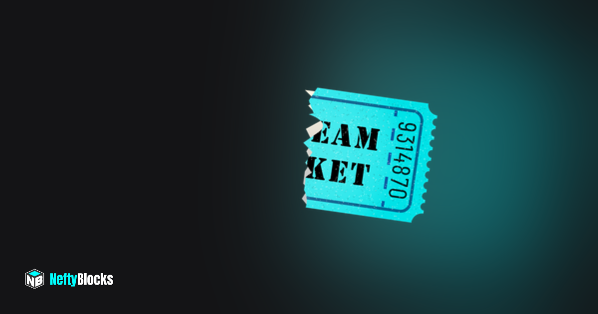 Blue Stream Ticket Stub (R) 415 NeftyBlocks The 1 Trade to Earn