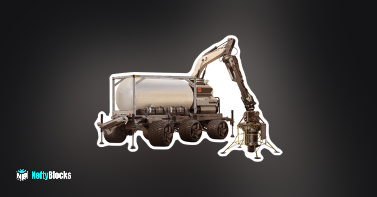 Ice Mining Rig Sticker #2530 | NeftyBlocks | The #1 Trade to Earn NFT ...