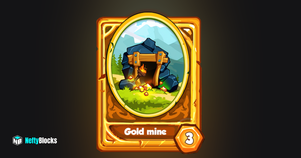 Gold mine 1006 neftyblocks the 1 trade to earn nft marketplace on wax
