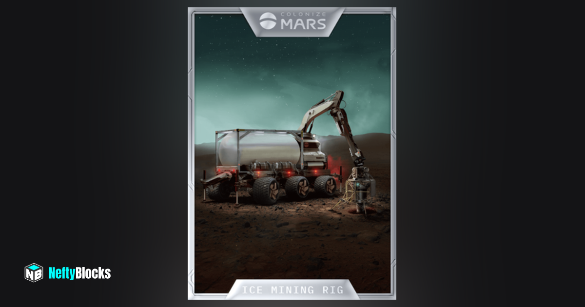 Ice Mining Rig #27788 | NeftyBlocks | The #1 Trade to Earn NFT ...