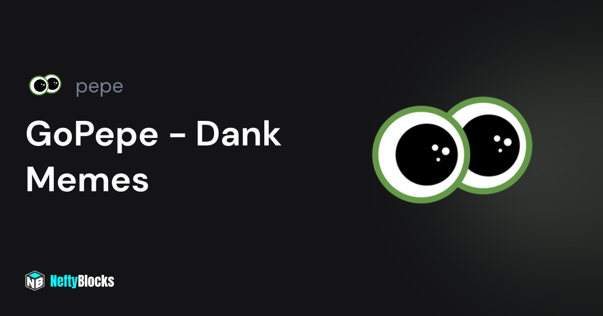 pepe on NeftyBlocks | The #1 Trade to Earn NFT Marketplace on WAX